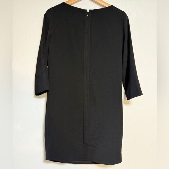 Vince Black 3/4 Sleeve Shift Dress Women’s Size 4 - Picture 6 of 11